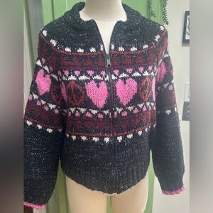 Pilcro by Anthropologie zip up cardigan. Sz small will also fit a medium.